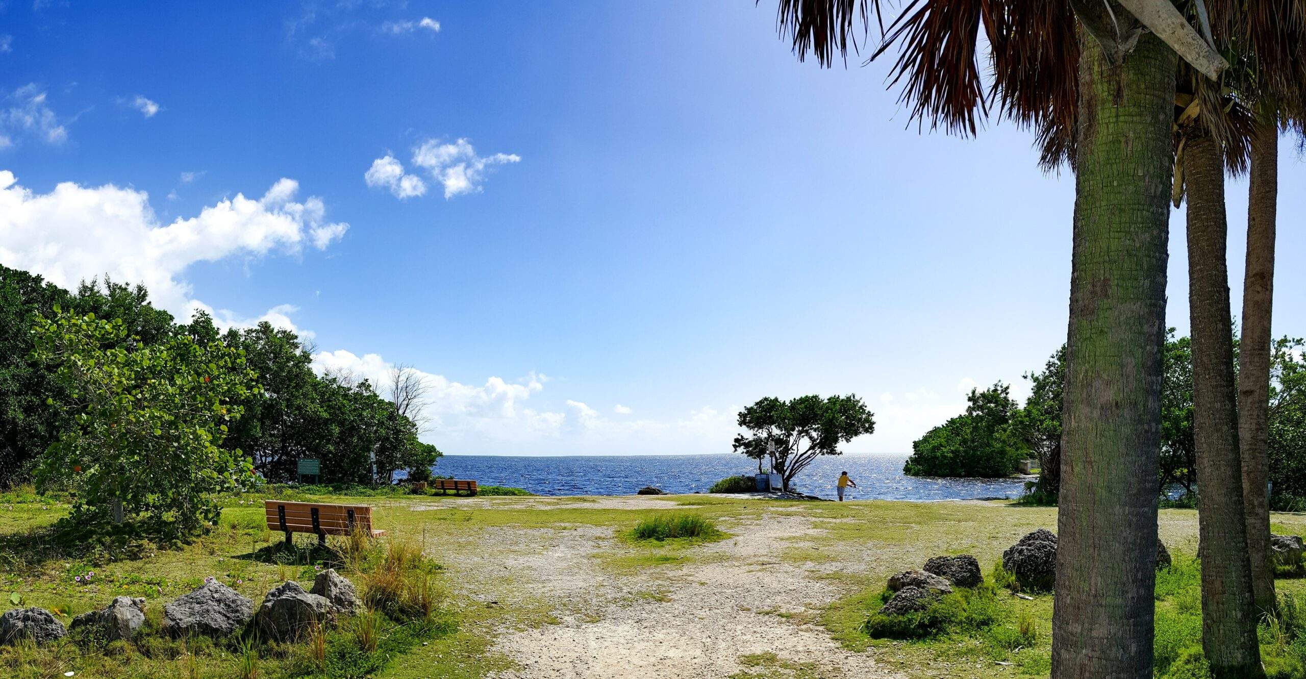 A view of Biscayne Bay from Deering Point.