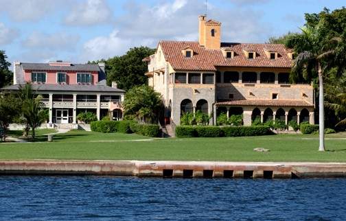 A view of the front of the Richmond Cottage and Stone House from the boat basin.