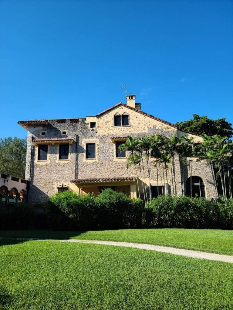 South side facade of the Stone House.